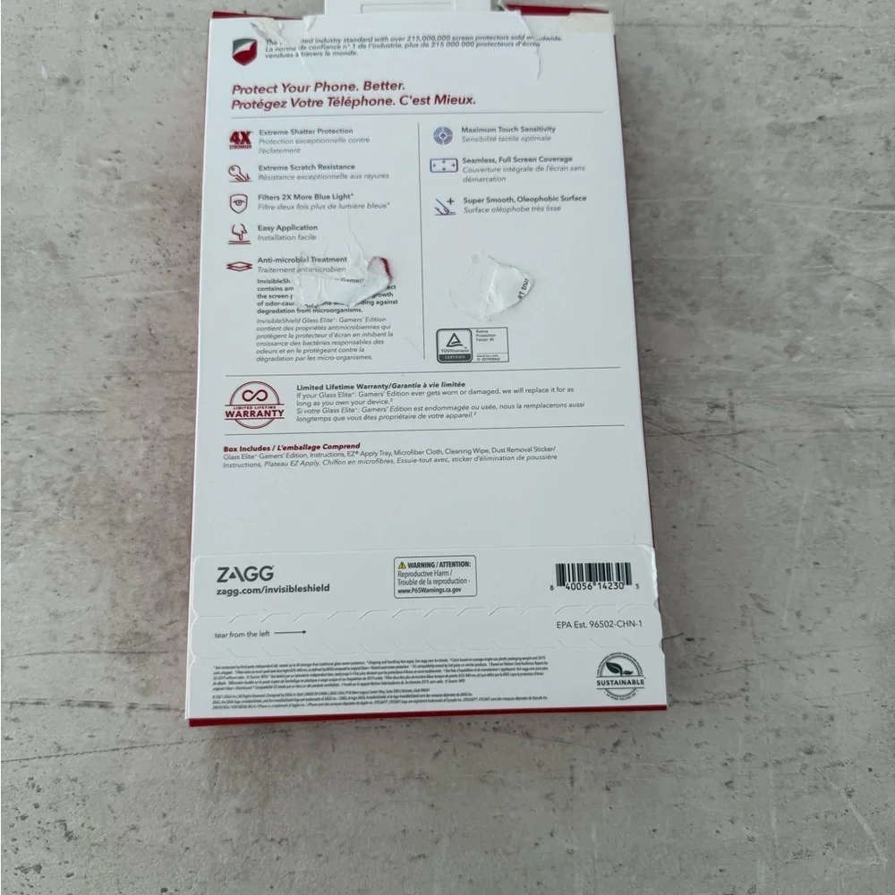 ZAGG longer lets sensitive